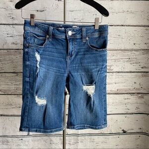 Seven7 seven distressed Jean denim shorts
